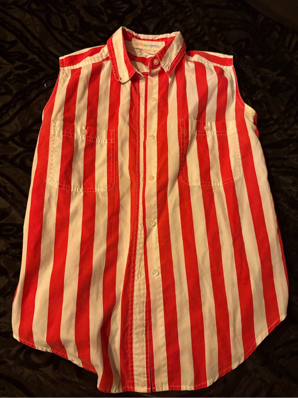 Vintage candy stripe top